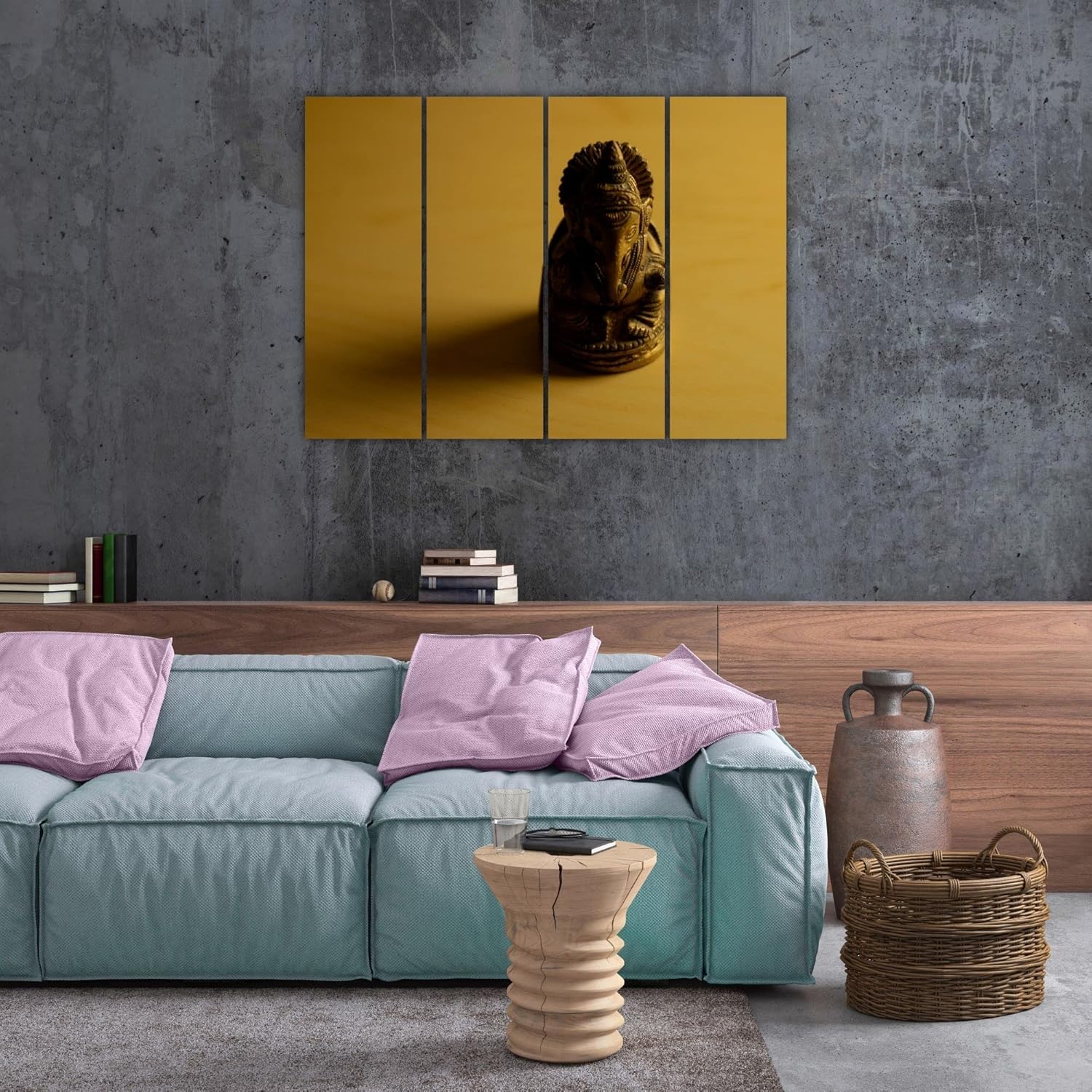 inep-b0bbp85m-a-brown-wooden-4-frame-ganesha-wall-art-set-titled-_bless-your-walls-with-ganesha_-4-frame-wall-art-delight_-displayed-on-a-white-living-room-wall..jpg